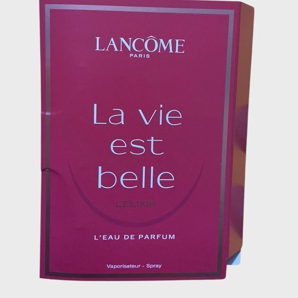 Victoria’s Secret Striped Cosmetic Bag Sweet Shimmer Beauty Set Lancôme Sample